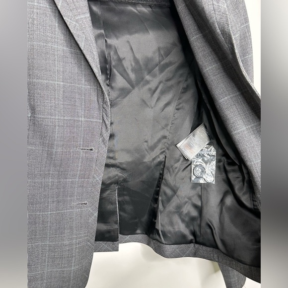 Hobbs Gray Checkered  Women Pants Suit - Picture 4 of 13